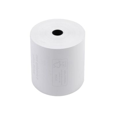 3130631438174-Exacompta - 5 Bobines thermiques - rouleaux caisses - 80 x 80 x 12 mm - sans Bisphénol A - 76 m-Avant-0