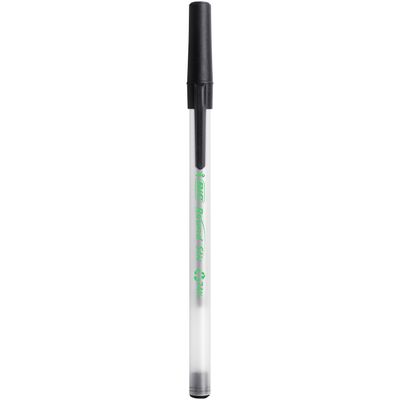 3086123702929-BIC ECOlutions ROUND STIC - Pack de 8 stylos à bille - bleu et noir--2