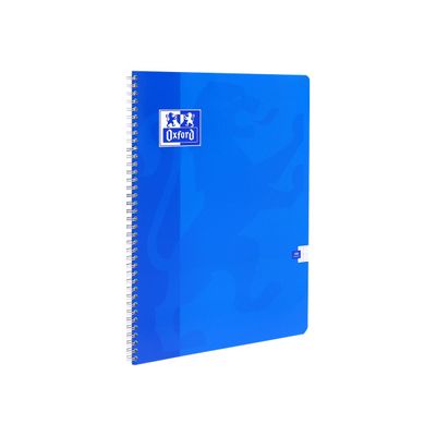 3020123775439-Oxford - Cahier à spirale 24 x 32 cm - 180 pages - grands carreaux (Seyes) - disponible da-Angle gauche-8
