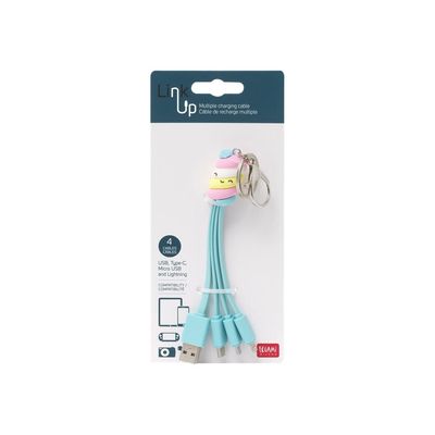 8052461964805-Legami - Câble de recharge multiples - motif marshmallow-Avant-2