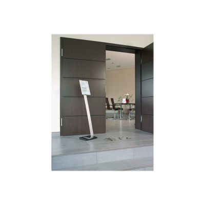 4005546403519-Durable Info Sign - Présentoir sur pied - support d'information A4-Angle gauche-2