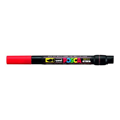 4902778559772-Posca - Feutre pinceau pointe souple - rouge-Angle gauche-0