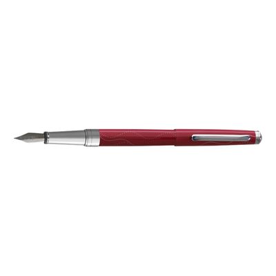 3108722401819-Oberthur Astrée - Stylo plume rouge-Angle gauche-2