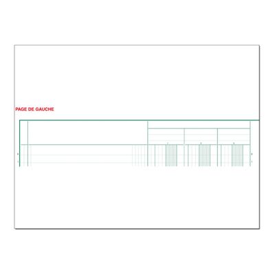 3130632041007-Exacompta - Piqûre comptable - 10 colonnes sur 2 pages - 32 x 25 cm - 80 pages-Avant-0