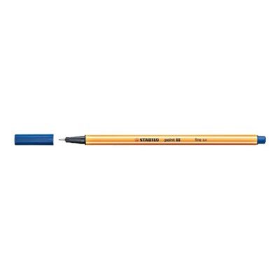 4006381493420-STABILO Point 88 - Feutre fin - 0.4 mm - bleu fluo-Angle gauche-0