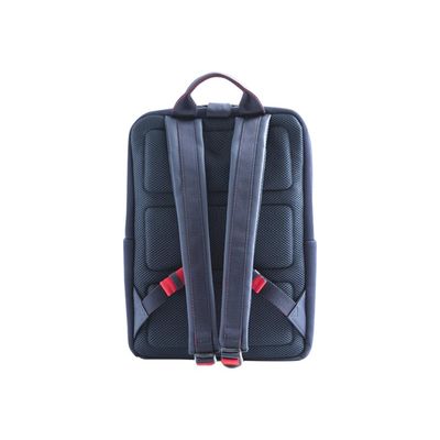 8032572185580-Nava Flat Small - Sac à dos plat pour ordinateur portable 13,3" - bleu/rouge-Arrière-2