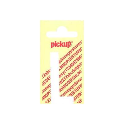 8711234222114-Pickup - Étiquette autocollante - 90 mm - Lettre L - blanc mat-Avant-0