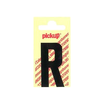 2012349362266-Pickup - Étiquette autocollante - 90 mm - Lettre R - noir mat-Avant-0