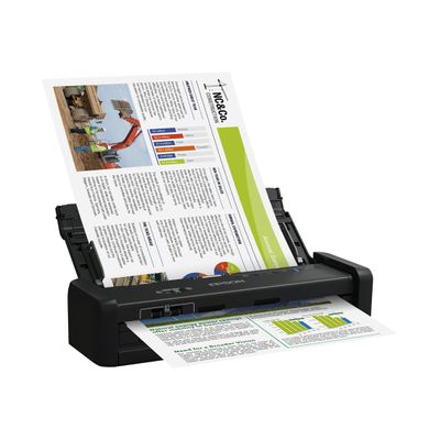 8715946616957-Epson WorkForce DS-360W - Scanner de documents A4 - 600 dpi x 600 dpi - USB 3.0, Wi-Fi(n)-Angle gauche-2