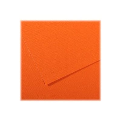 3148953211344-Canson Mi-Teintes - Papier à dessin - 50 x 65 cm - orange-Avant-0