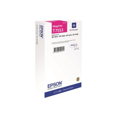 8715946540214-Epson T7553 - magenta - cartouche d'encre originale-Angle gauche-0