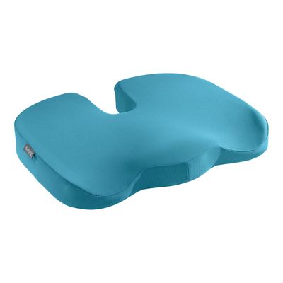 4002432129560-Leitz Ergo Cosy - Coussin de siège ergonomique - bleu calme-Angle gauche-0