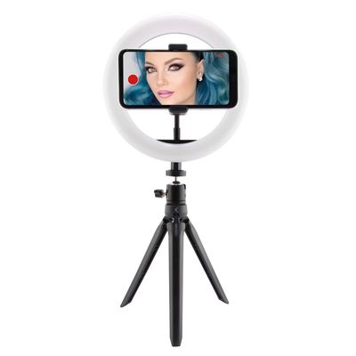 8427542102733-Ksix - Studio Live - éclairage annulaire - 1 têtes - LED - 10 W - CC--0