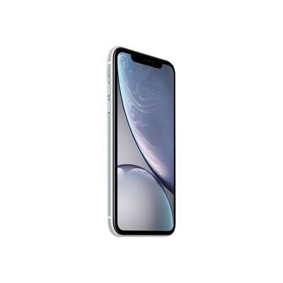 3701083036555-Apple iphone XR - smartphone reconditionné grade A - 4G - 128 Go - blanc-Angle gauche-2