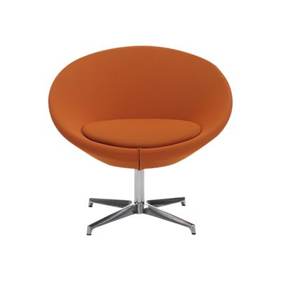 2012349446874-Chaise CIRCLE - siège pivotant - orange-Avant-1