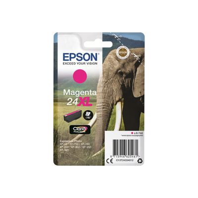 8715946625461-Epson 24XL Elephant - magenta - cartouche d'encre originale-Avant-0