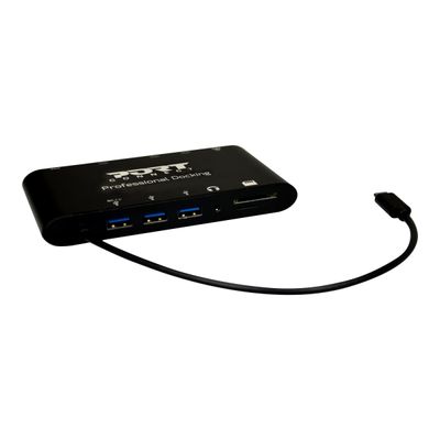 3567049019068-PORT Connect - station d'accueil - USB-C - VGA, HDMI, Mini DP - GigE-Angle gauche-1