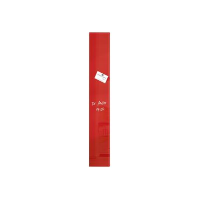 4004360887765-Sigel Artverum - Tableau magnétique en verre - 12 x 78 cm - rouge-Avant-0