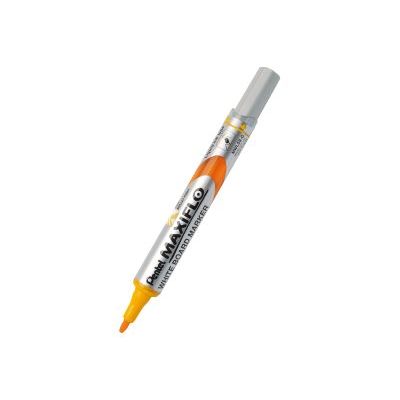 2012349387139-Pentel MAXIFLO - Pack de 12 marqueurs effaçables - pointe ogive - jaune-Angle droit-2