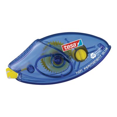 4042448110930-Tesa - Roller de colle - 8.4 mm x 8.5 m - jaune - repositionnable-Angle droit-1