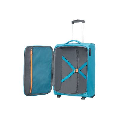 5414847685781-American Tourister Funshine - valise verticale - bleu océan-Angle droit-6
