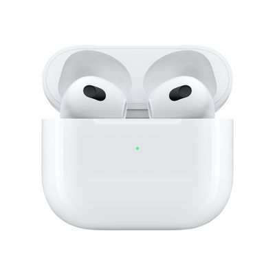 0194253324171-Apple AirPods 3eme génn - Kit main libre - écouteurs sans fil bluetooth - intra-auriculaire - bl-Avant-1
