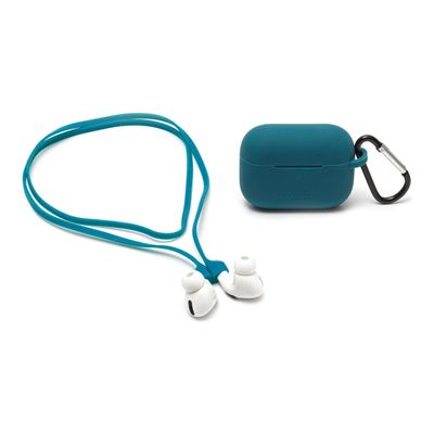 8054320561293-Legami Air'n Go - Etui et cordon pour airpods 1&2 - turquoise-Avant-0