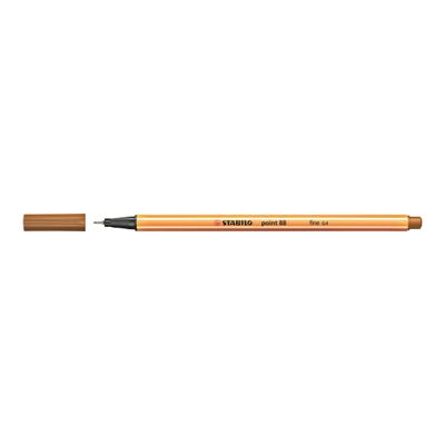 4006381333962-STABILO Point 88 - Feutre fin - 0.4 mm - ocre foncé-Angle gauche-1
