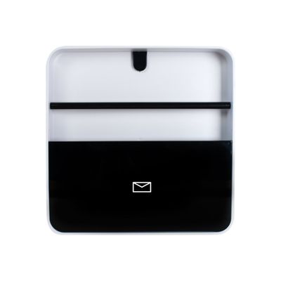 3660141947663-Armoire murale multiBox "Document Holder" - blanc/noir-Avant-0