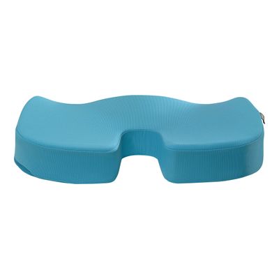 4002432129560-Leitz Ergo Cosy - Coussin de siège ergonomique - bleu calme-Arrière-1