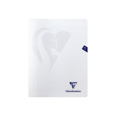 3329683033684-Clairefontaine Mimesys - Cahier polypro 24 x 32 cm - 96 pages - petits carreaux (5x5 mm) avec marge - disponible dans-Avant-0