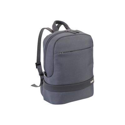 8032572165315-Nava Easy+ Small - Sac à dos pour ordinateur portable 12" - gris clair-Angle gauche-0