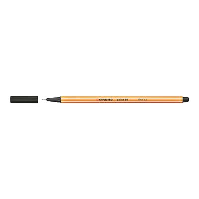 4006381105316-STABILO Point 88 - Feutre fin - 0.4 mm - noir-Angle gauche-0