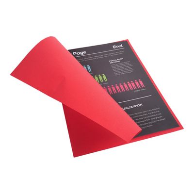3288588000163-Exacompta Rock"s - 100 Sous-chemises - 80 gr - pour 100 feuilles - framboise-Angle gauche-4