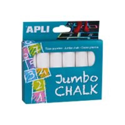 8410782143703-Apli Jumbo - 6 craies géantes blanches - pour trottoir-Angle gauche-0