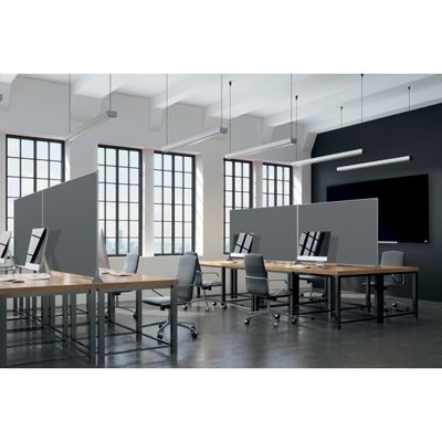 5028252617437-Nobo Impression Pro - Cloison de séparation - 80 x 100 cm - gris--2