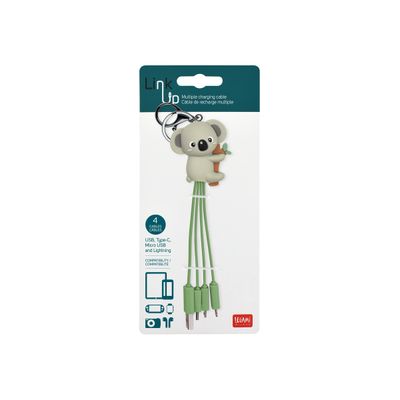 8059174833046-Legami - Câble de recharge Lightning / USB - koala-Avant-2