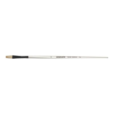 5011386081724-Daler-Rowney Graduate - Pinceau brosse plat n°4 - soie de porc-Angle gauche-0