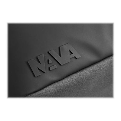 8032572185573-Nava Flat Small - Sac à dos plat pour ordinateur portable 13,3" - noir-Gros plan-5