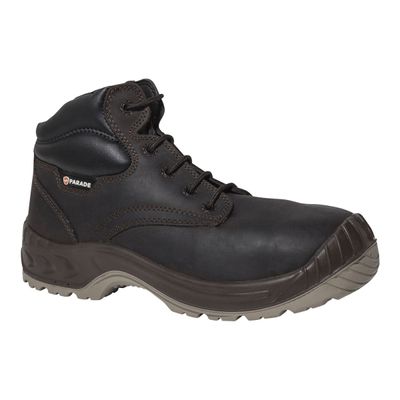 3371820200558-Chaussures de sécurité boots noir homme S3 NOUMEA 48-Angle gauche-0