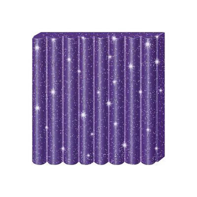 4006608818081-Pâte Fimo Effect - Lilas Pailleté - 57G-Angle droit-0