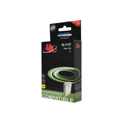 3584770880163-Cartouche compatible HP 11 - jaune - Uprint-P_79361965_1-0
