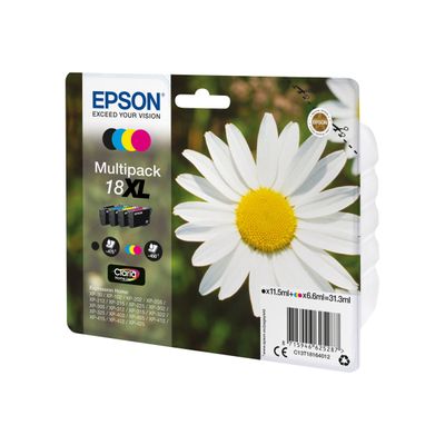 8715946518183-Epson 18XL Pâquerette - Pack de 4 - noir, cyan, magenta, jaune - cartouche d'encre origina-P_79372033_1-0
