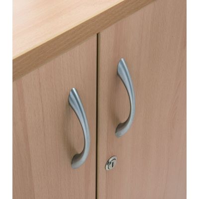 3253310133839-Armoire basse IDRA/DUAL - H72 x L80 x P47 - 2 portes - Corps blanc - Dessus et portes Blanc-P_79377103_2-1
