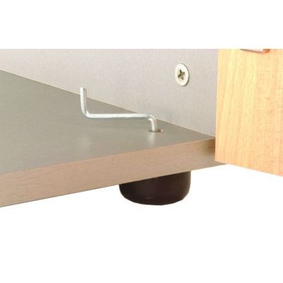 3253310133839-Armoire basse IDRA/DUAL - H72 x L80 x P47 - 2 portes - Corps blanc - Dessus et portes Blanc-P_79377103_5-4