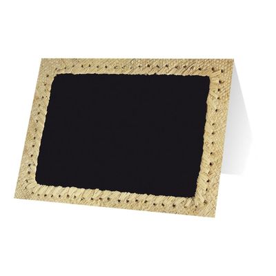 3462620055230-Bequet - 10 Chevalets de comptoir - 7 x 5 cm - cadre beige "raphia"-P_79390200_1-0
