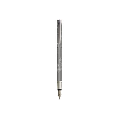 3108722406685-Oberthur Agathe - Stylo plume gris-P_79400368_2-1