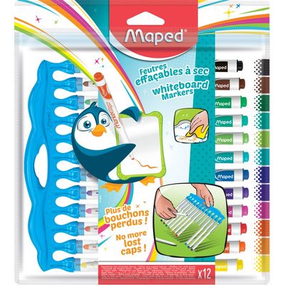 3154147418451-Maped Marker'Peps - Pack de 12 marqueurs effaçables - pointe moyenne - couleurs amusantes -P_79421466_1-0