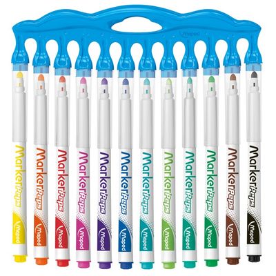 3154147418451-Maped Marker'Peps - Pack de 12 marqueurs effaçables - pointe moyenne - couleurs amusantes -P_79421466_2-1