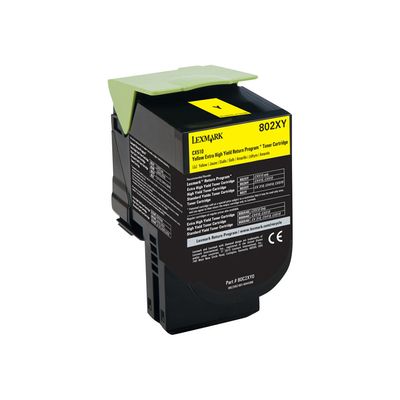 0734646481359-Lexmark 802X - jaune - cartouche laser d'origine-P_79422408_1-0